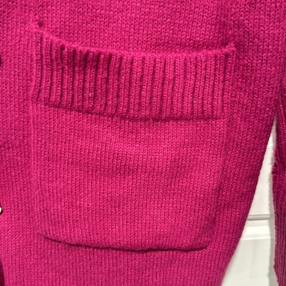 Solid Open Front Drape Knit Cardigan Long Sleeve Long Length Sweater NWOT - Picture 4 of 7